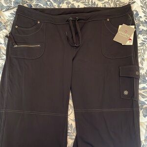 Athleta Bettina Boyfriend Black Pants 1X